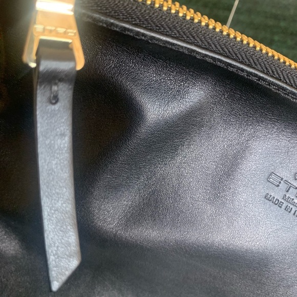 SALE Etro Leather Pouch Clutch Bag - Picture 5 of 6